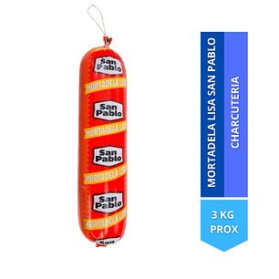 Barra mortadela lisa san pablo
