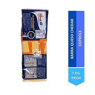 Barra de Queso soprole chedar 