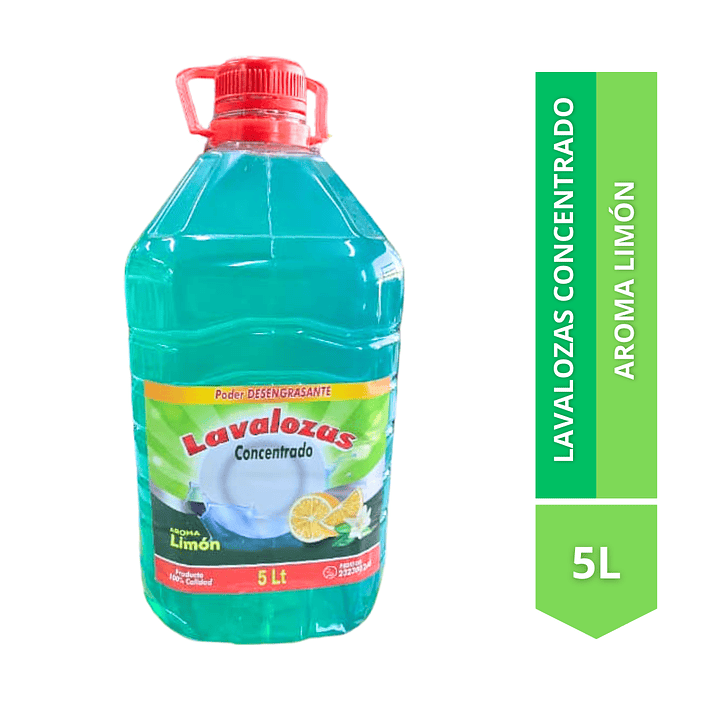 Lavaloza concentrado aroma limón 5L   1