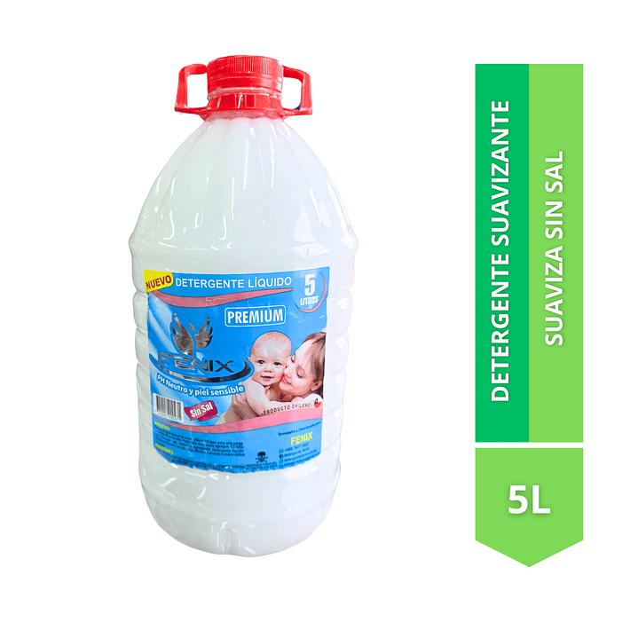 Jabón para lavar fénix suavizante 5L 1