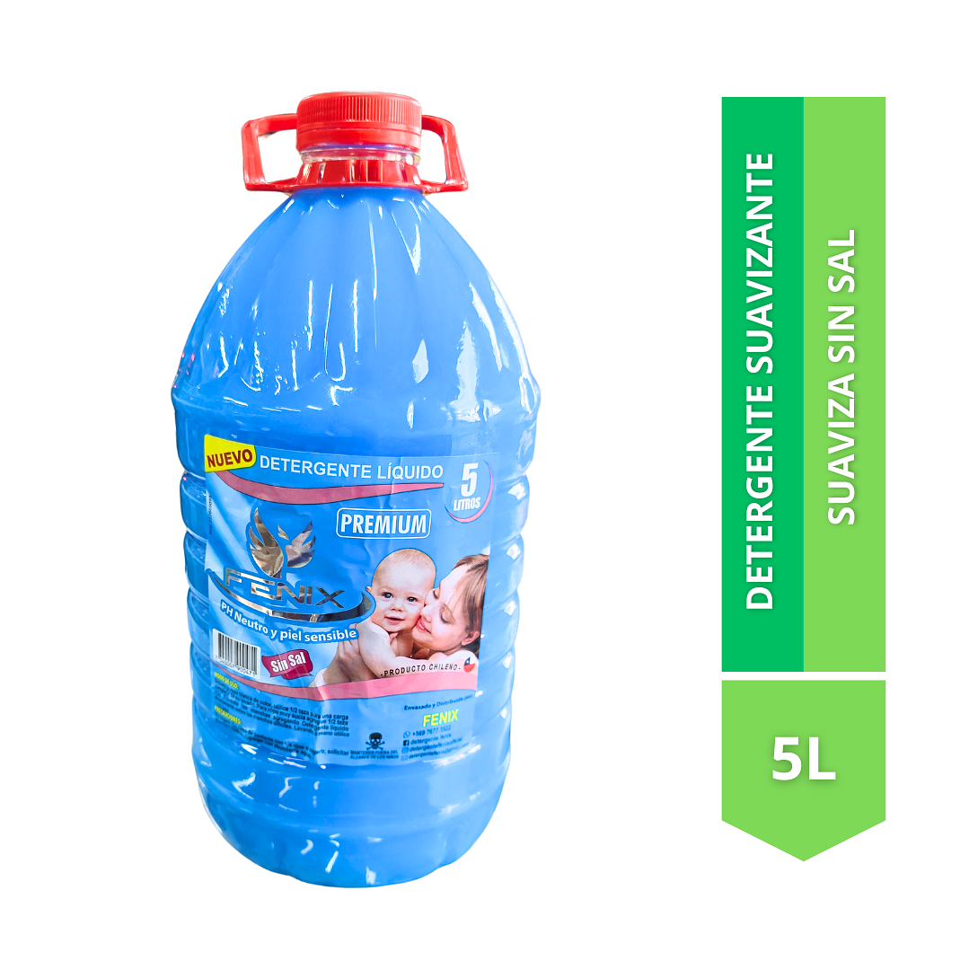 Jabón para lavar fénix suavizante 5L 2