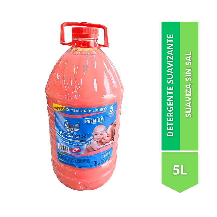 Jabón para lavar fénix suavizante 5L 3