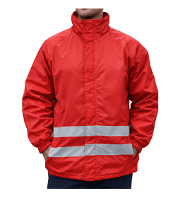 Casaca Raglan C/Reflectante y Bordado en Espalda Cumple Decreto 867