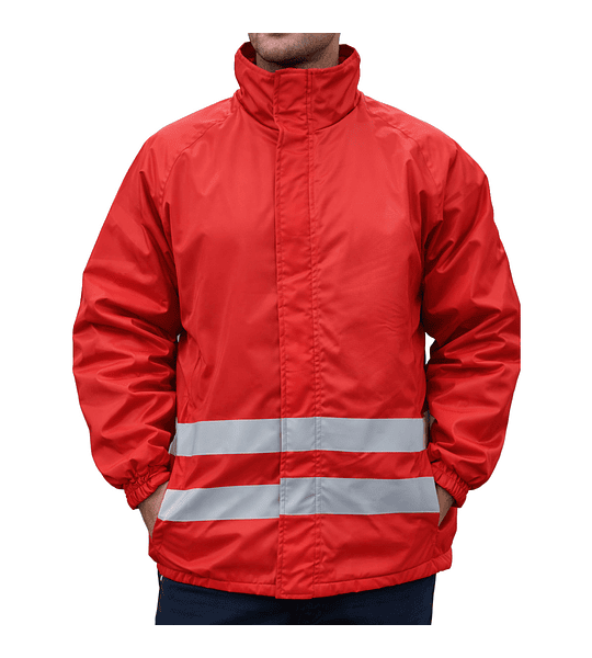 Casaca Raglan C/Reflectante y Bordado en Espalda Cumple Decreto 867