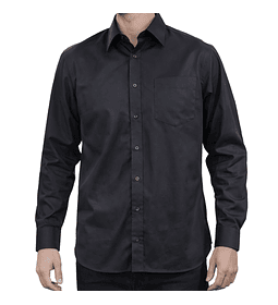 Camisa Trevira Negra Hombre