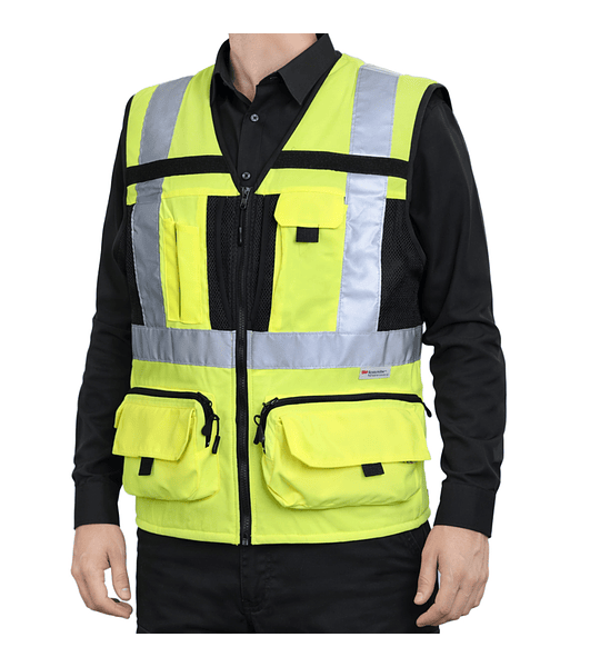 CHALECO GEÓLOGO MINERO AMARILLO