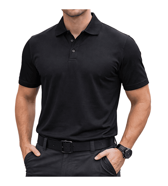 Polera Piqué Manga Corta Hombre