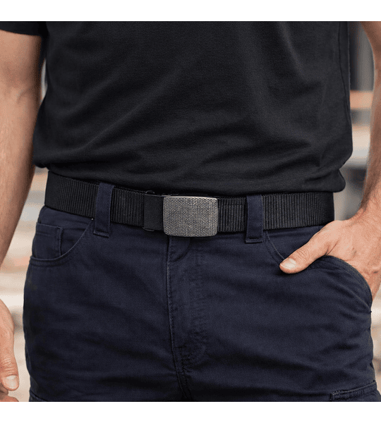 Cinturón de Lona Negro 