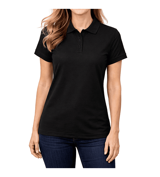 Polera Piqué Mujer Manga Corta