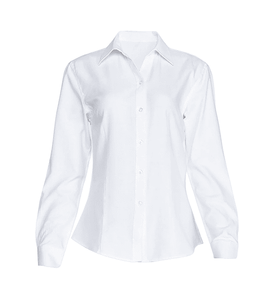 Blusa Oxford Manga Larga