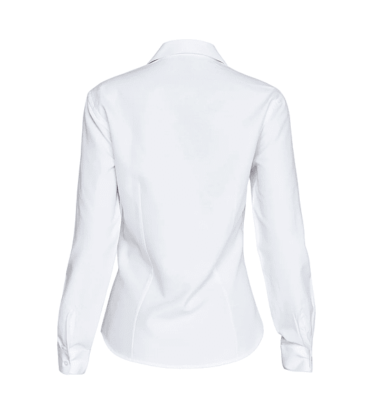 Blusa Oxford Manga Larga
