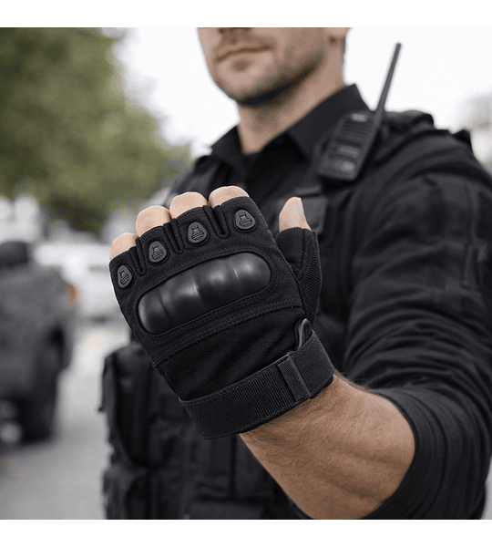 GUANTES TÁCTICOS MEDIO DEDO