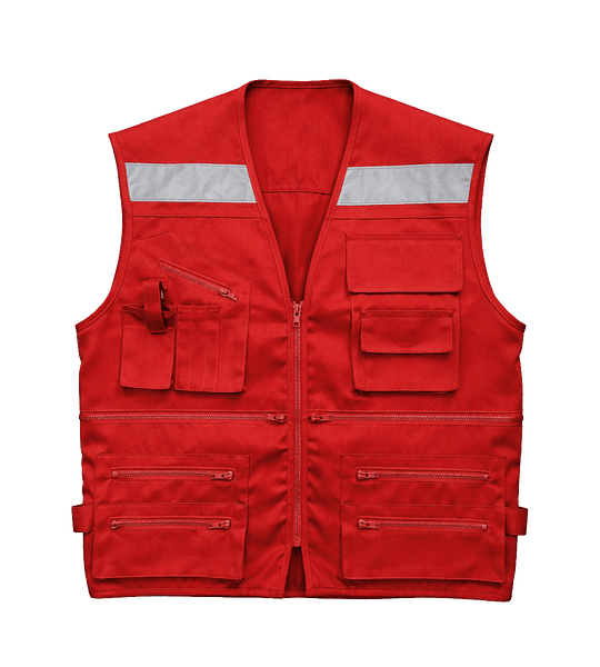 Chaleco Geólogo Gabardina con Bolsillos 