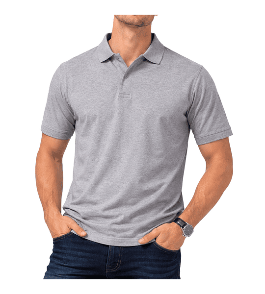 POLERA PIQUE VARÓN MANGA CORTA 