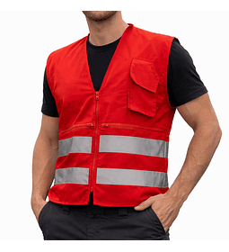 CHALECO GEÓLOGO GABARDINA CON BOLSILLO