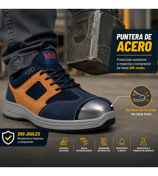 ZAPATILLA DE SEGURIDAD SALI VARÓN