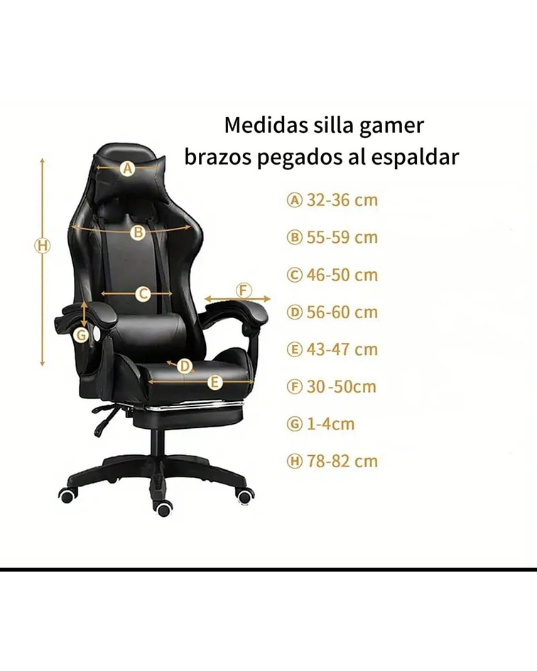 Forro Protector Para Silla Gamer Talla L + Par Para Brazos
