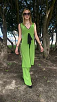 Conjunto blusoin largo sin mangas con pantalon - Miniatura 3