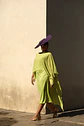 Vestido -- con sobrecapa gasa - Miniatura 1