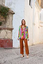 25403 CONJUNTO CHAQUETA ESTAMPADA PANTALON FANTASIA - Miniatura 5