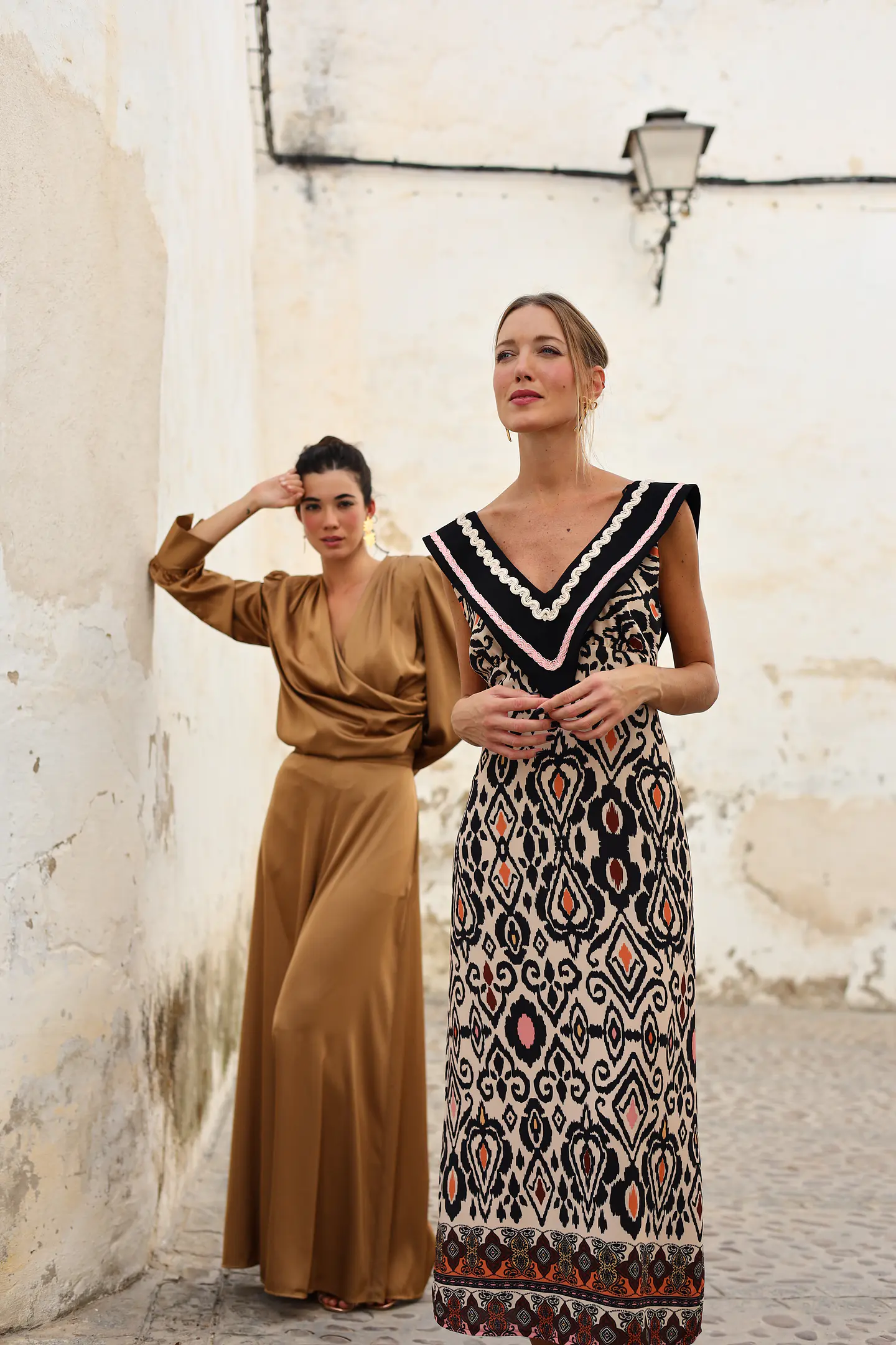 25119 vestido estampado cuello pasamaneria 3