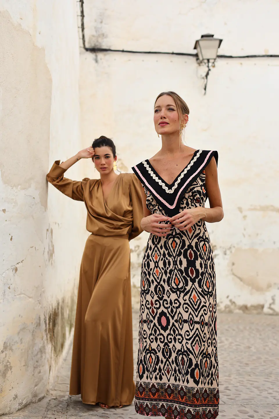 25119 vestido estampado cuello pasamaneria 3
