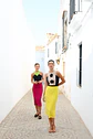 25122 VESTIDO TRES COLORES ADORNOS NEGRO - thumbnail 2