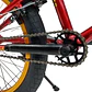 Bicicleta BMX Freestyle de Aluminio con Rotor 360° y 4 Pegs Roja/Dorada - Miniatura 7
