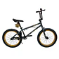 Bicicleta BMX Freestyle de Aluminio con Rotor 360° y 4 Pegs Gris/Dorado - Miniatura 1