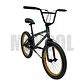 Bicicleta BMX Freestyle de Aluminio con Rotor 360° y 4 Pegs Gris/Dorado - Miniatura 2