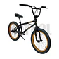 Bicicleta BMX Freestyle de Aluminio con Rotor 360° y 4 Pegs Negro/Dorado - Miniatura 2