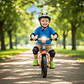 Bicicleta de Equilibrio para Niños con Luces LED y Música Naranja - Miniatura 2
