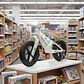 Bicicleta de Equilibrio para Niños con Luces LED y Música Blanca - Miniatura 4