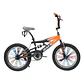 Bicicleta BMX Aro 20 con Suspensión y 4 Pegs Negro/Naranja - Miniatura 1