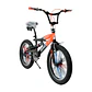 Bicicleta BMX Aro 20 con Suspensión y 4 Pegs Negro/Naranja - Miniatura 2