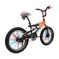 Bicicleta BMX Aro 20 con Suspensión y 4 Pegs Negro/Naranja - Miniatura 3