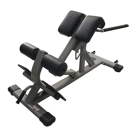Banco de Hiperextensión Tubo Elíptico para Lumbar, Glúteos y Core