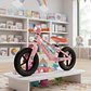 Bicicleta de Equilibrio para Niños con Luces LED y Música Rosada - Miniatura 1