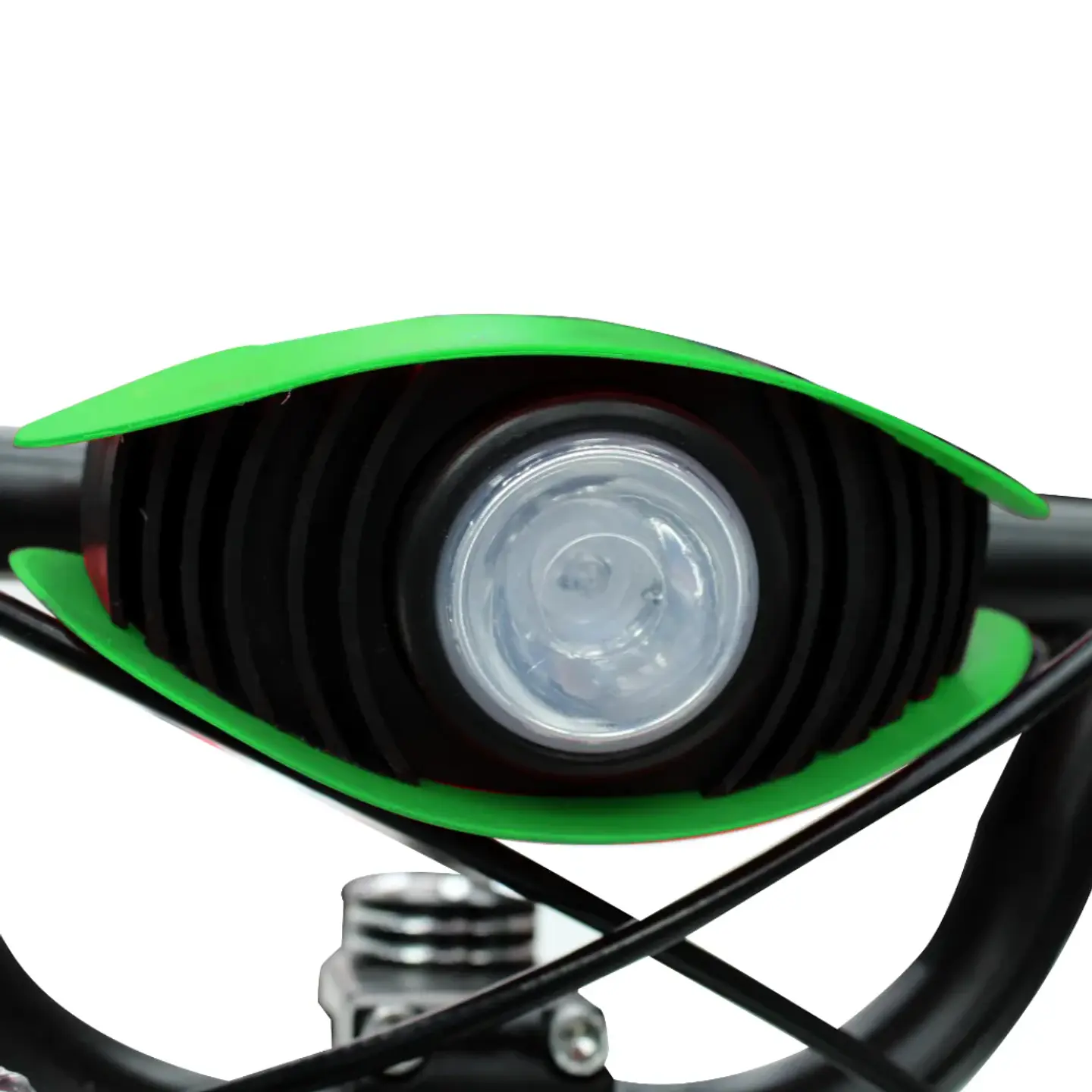 Bicicleta BMX Space Aro 16 para Niños Negro/Verde con Ruedas Auxiliares 4