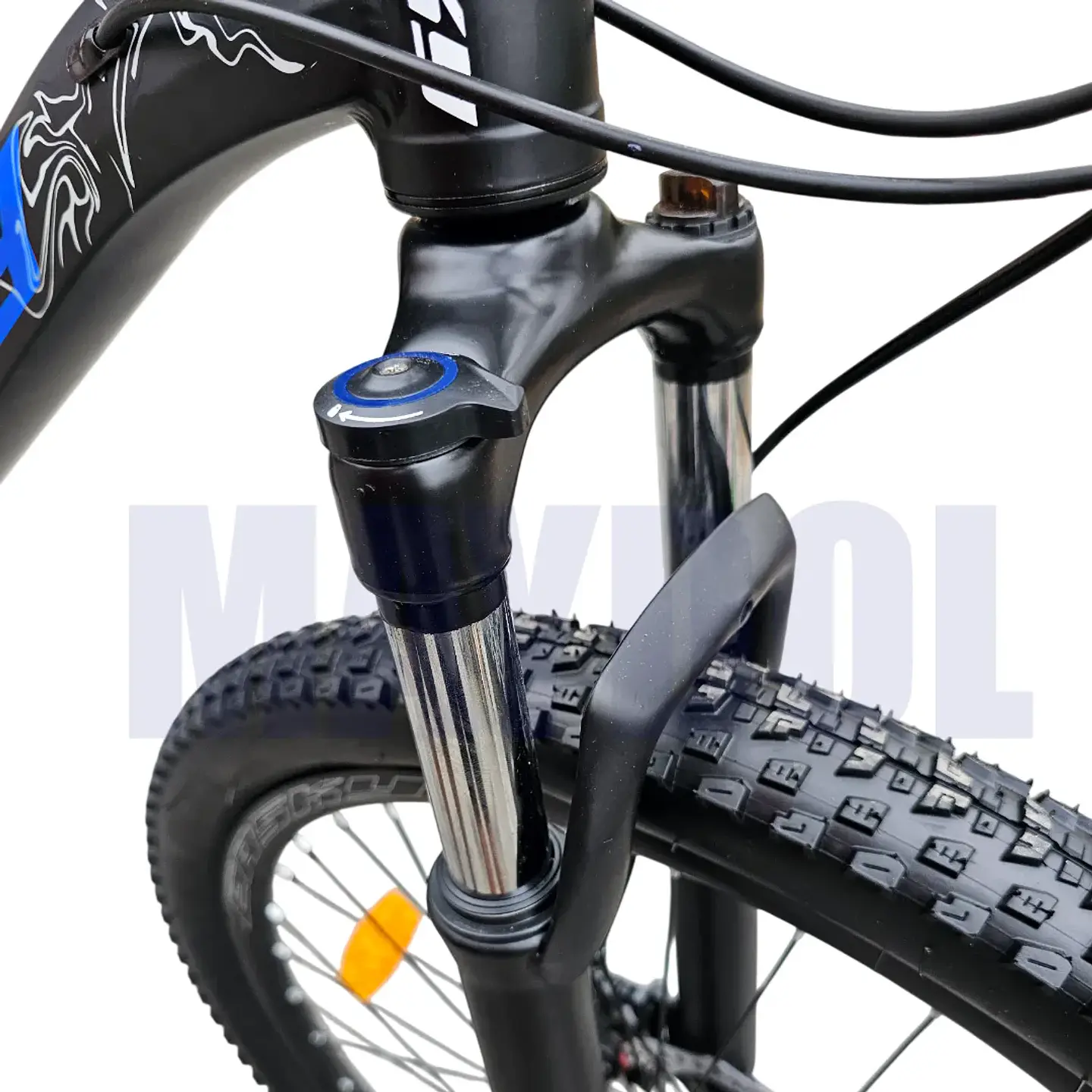 Bicicleta MTB Easky Aro 26 de Aluminio Shimano Tourney 21V Negro/Azul 3
