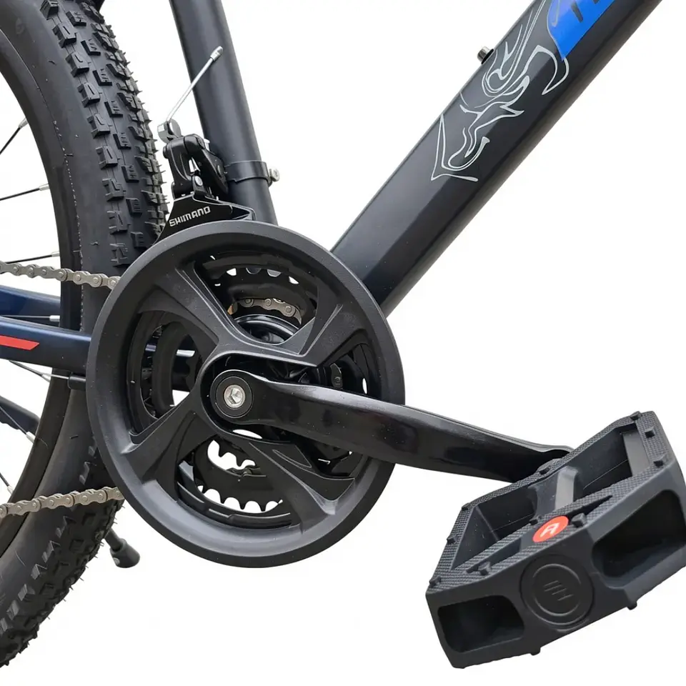 Bicicleta MTB Easky Aro 26 de Aluminio Shimano Tourney 21V Negro/Azul 6