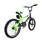 Bicicleta BMX Freestyle Aro 20 con Rotor 360°, 4 Pegs Negro/Verde - Miniatura 3