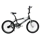 Bicicleta BMX Freestyle Aro 20 con Rotor 360°, 4 Pegs y Aros Triple Pared Negro/Gris - Miniatura 1