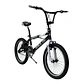 Bicicleta BMX Freestyle Aro 20 con Rotor 360°, 4 Pegs y Aros Triple Pared Negro/Gris - Miniatura 2