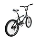 Bicicleta BMX Freestyle Aro 20 con Rotor 360°, 4 Pegs y Aros Triple Pared Negro/Gris - Miniatura 3