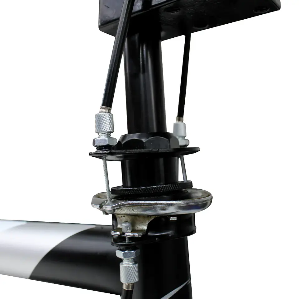 Bicicleta BMX Freestyle Aro 20 con Rotor 360°, 4 Pegs y Aros Triple Pared Negro/Gris 4