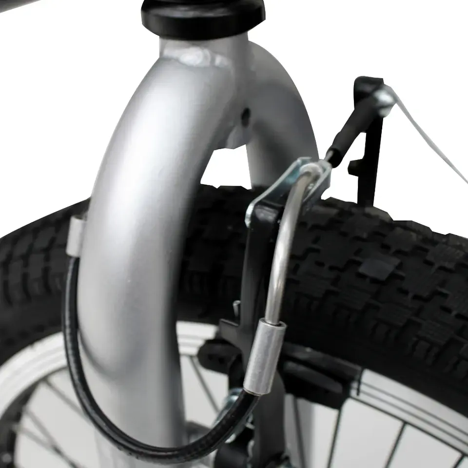 Bicicleta BMX Freestyle Aro 20 con Rotor 360°, 4 Pegs y Aros Triple Pared Negro/Gris 6