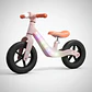 Bicicleta de Equilibrio para Niñas con Luces LED y Música Rosado - Miniatura 3
