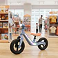 Bicicleta de Equilibrio Infantil con Luces LED y Música Azul - Miniatura 3