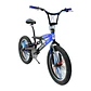 Bicicleta BMX Aro 20 con Suspensión, Rayos de Colores y 4 Pegs Negro/Azul - Miniatura 2
